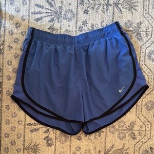 Nike Women's Athletic Shorts in Blue and Black